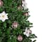 6ft. Pre-Lit Green Musical Snowing Artificial Christmas Tree, White LED Lights
